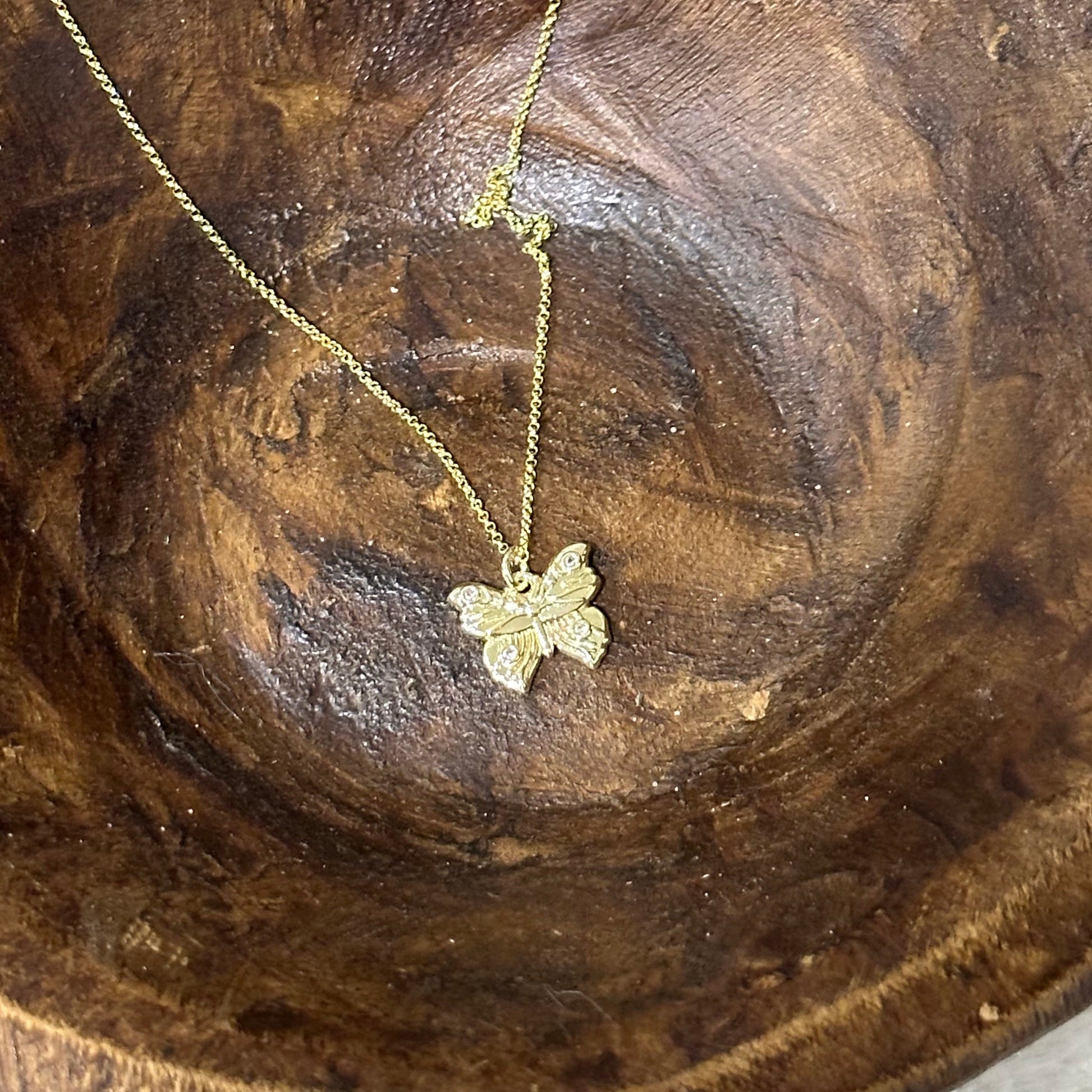 Farfalla Butterfly Necklace-EllyBoutique