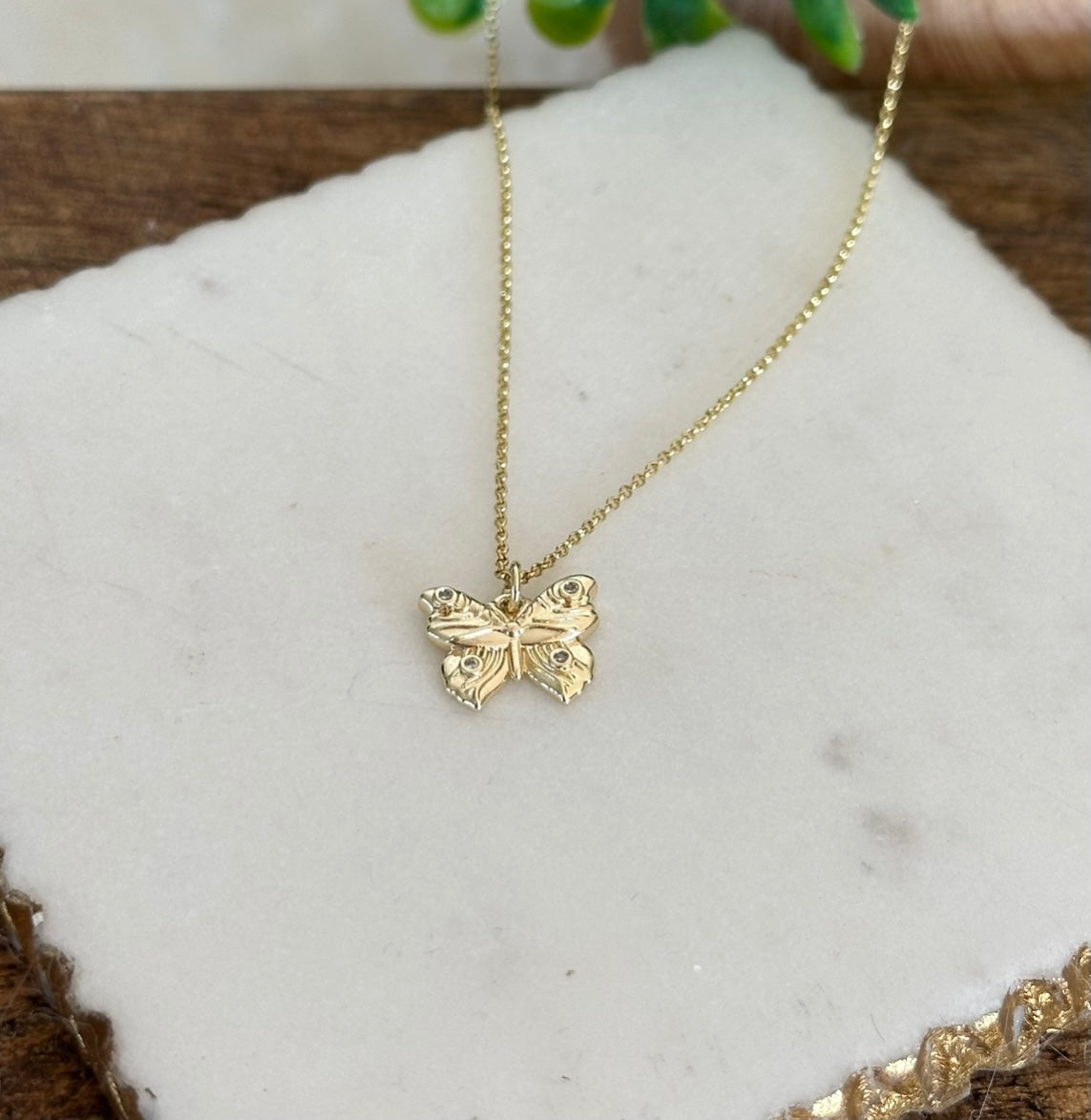 Farfalla Butterfly Necklace-EllyBoutique