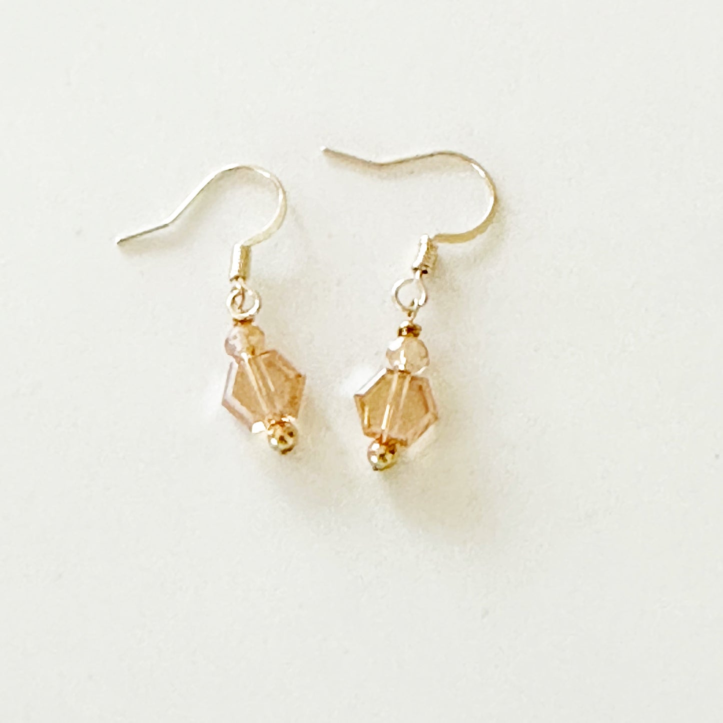 Pamina Honeycomb Glass Bead Earrings-EllyBoutique