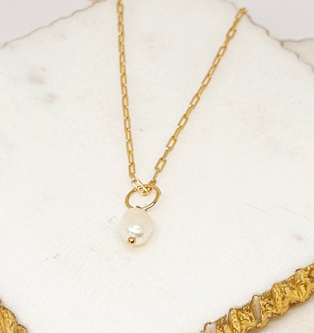 Oriana Pearl Necklace-EllyBoutique