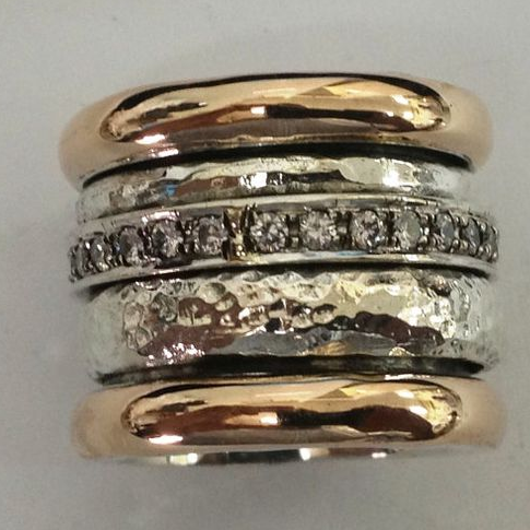 Vintage Layered Thick Gold Ring-EllyBoutique