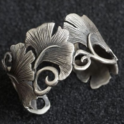Vintage Silver Open Petal Ring-EllyBoutique