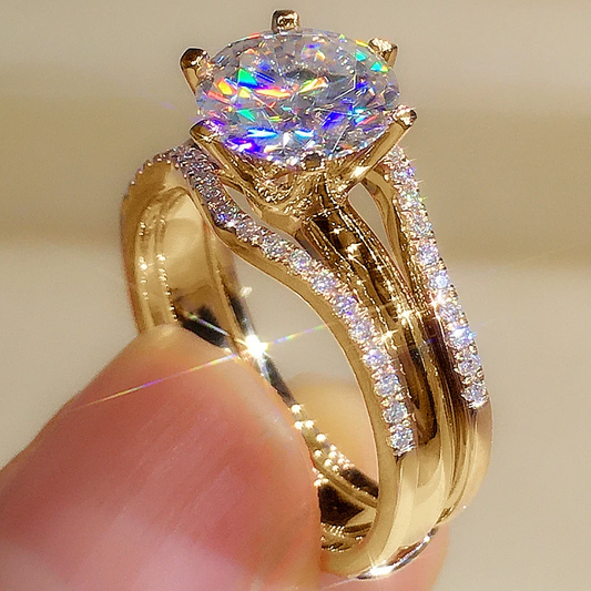 Vintage Colorful Sparkling Ring Set-EllyBoutique