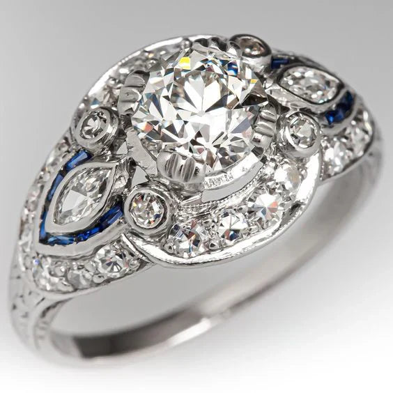 Vintage Silver Bright Ring-EllyBoutique