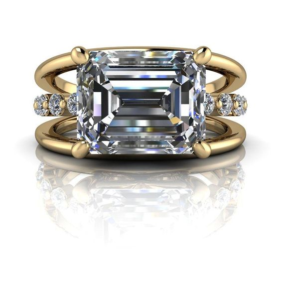 Vintage Zirconia Gold Layered Ring-EllyBoutique