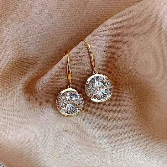 Prifddinas Gold Earrings-EllyBoutique
