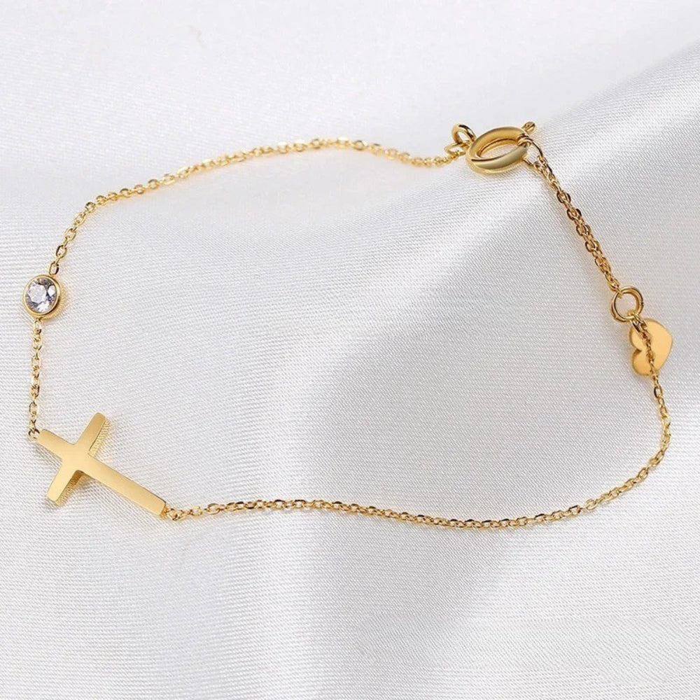 Spiritual Charm Gold Bracelet-EllyBoutique